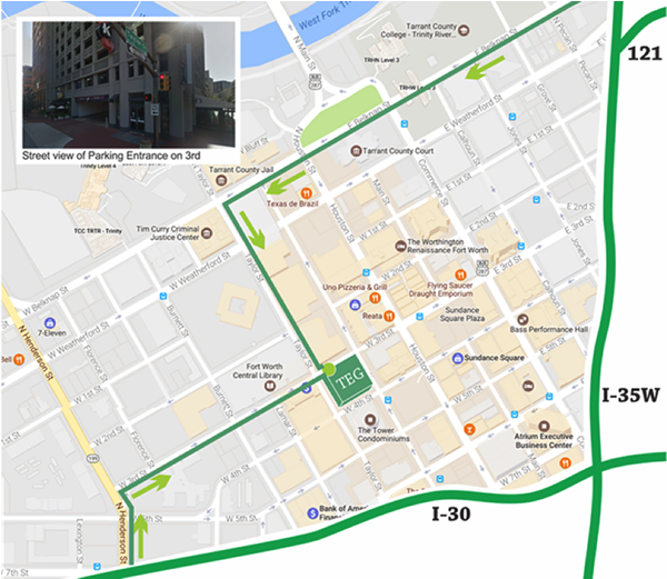 directions to thomas edwards group fort worth map overview texas