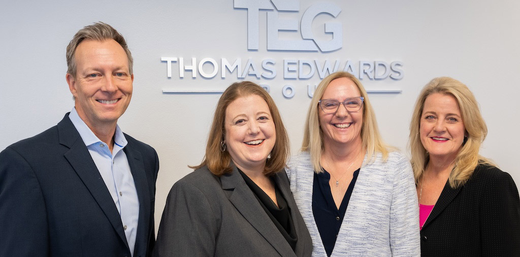 group of financial search firm professionals thomas edwards team located in dallas texas